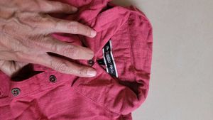 Charming Pink top with Lace Details