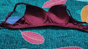 Maroon Padded Bra