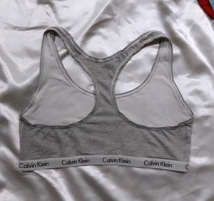 Calvin Klein Striped Sports Bra