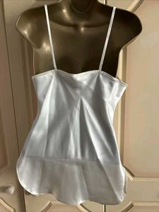 Glamorous Silky Soft Creamish Top