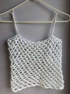 Crochet Net Crop Top