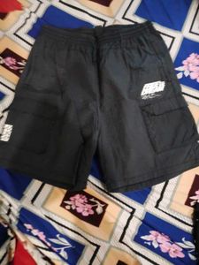 Men's Black Cargo Shorts