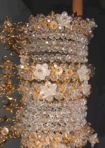 Elegant Crystal &amp; Floral Charm Bracelets