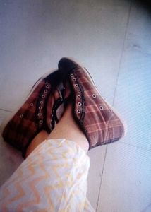Stylish Plaid Sneakers