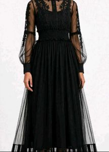 Elegant Black Lace Dress &amp; Tropical Mini Dres