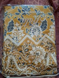 Yellow Printed Kurta Set with Dupatta