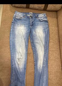 Ripped Wash Jeans