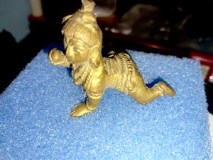 gold plated Laddu Gopal VERY RARE PIECE SMALL
