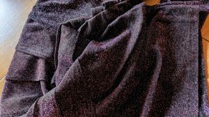 Sparkly Purple Long Sleeve Dress