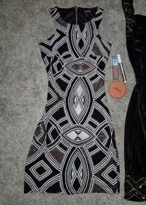 Embellished Black Bodycon