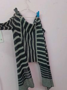 Striped Knit Cardigan