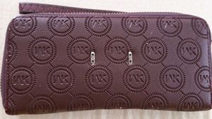 Dark Brown Hand Wallet With Strap