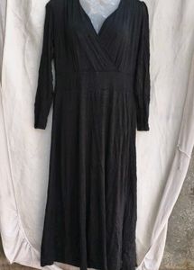 Classic Black Wrap Dress