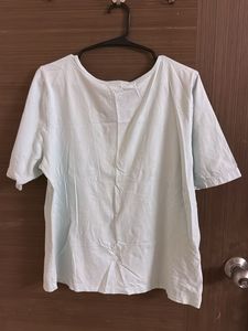 Light Blue V-Neck T-Shirt