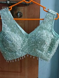 Handwork lahenga choli.