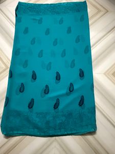 Light Weight Blue Saree