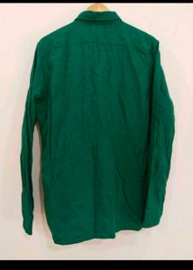 Wrogn Men's Green Formal Shirt Size 46