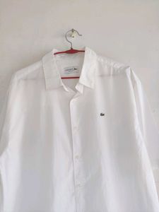 Lacoste White Short Sleeve Shirt