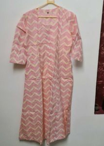 Stylish Chevron Print Kurta
