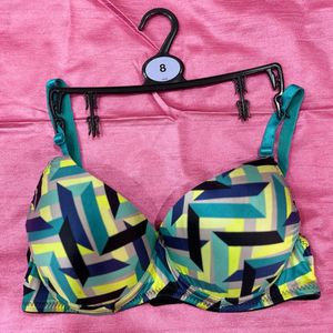 Clovia Stylish Geometric Print Bra