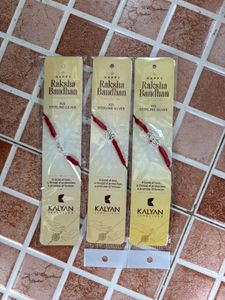 Set of 3 Sterling Silver Rakhi