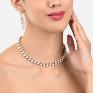 Pearl Choker &amp; Earrings (Set)
