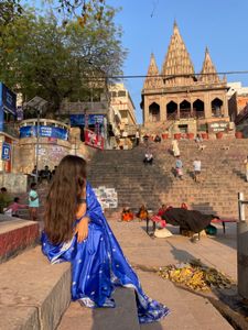 Royal Blue Silk Saree