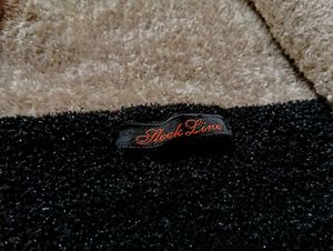 Stylish Women's Black &amp; Tan Cardigan