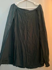 Chic Black Cape Dress
