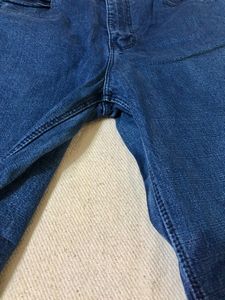Navy Blue Straight Fit Denim (women)
