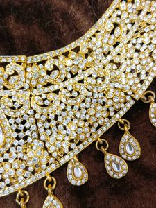 Bridal Elegance: Classy American Diamond Set