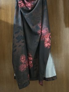 Elegant Floral Print Maxi Dress
