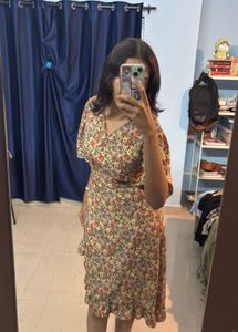Floral Wrap Dress