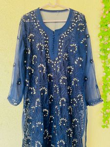 Beautiful Navy Blue Kurta