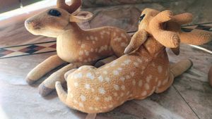 Cute Spotted Deer Plush Toys Set