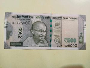 Lakhs number Notes 500