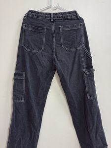 Urbanic black washed Cargo Jeans