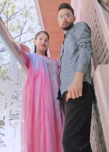 Pink Silk Kurta