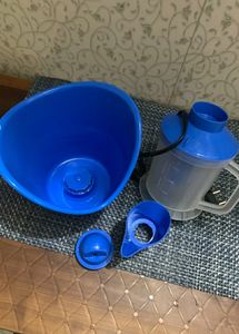 "🌬️ Steam Vaporizer & Inhaler for Respiratory Relief! 🤧 Nose Steamer & Cough Steamer 🇮🇳 ABS Plastic, 100-200gm Capacity"
