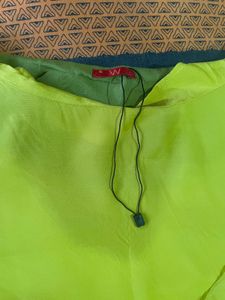 W brand New without tag Neon green Kurta Set with