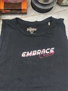 Roadster Black "Embrace Chaos" Crop Top