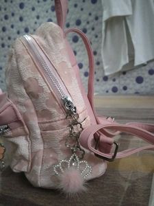 Cute Pink Floral Mini Backpack