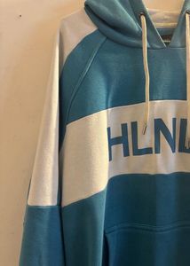 Blue &amp; White Hoodie sweatshirt