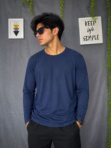Classic Navy Long Sleeve T-shirt