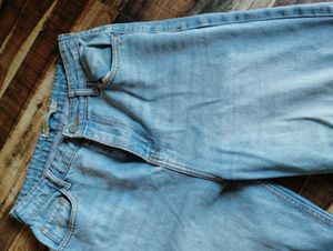 Light Wash Wide Leg Jeans