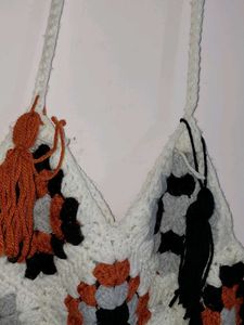 Boho Granny Square Crochet Bag