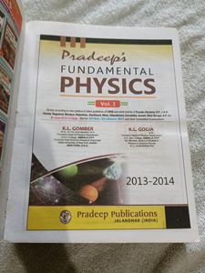 Pradeep's Physics Vol I For Class 11th CBSE