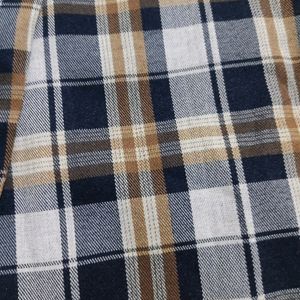 Plaid Midi Skirt with Button Detail