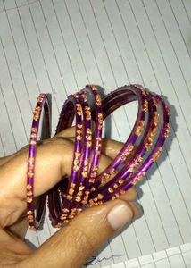 Matching Glass Bangles
