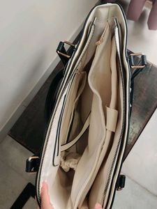 Lavie White Work Tote Bag